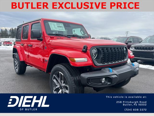 2024 Jeep Wrangler 4xe WRANGLER 4-DOOR SPORT S 4xe