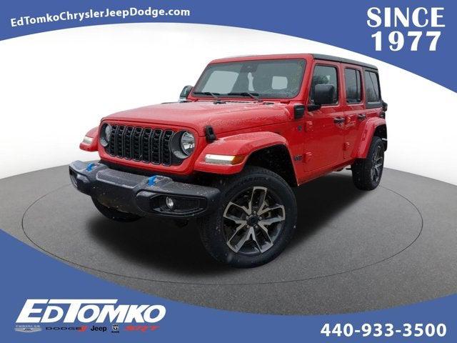 2024 Jeep Wrangler 4xe WRANGLER 4-DOOR SPORT S 4xe