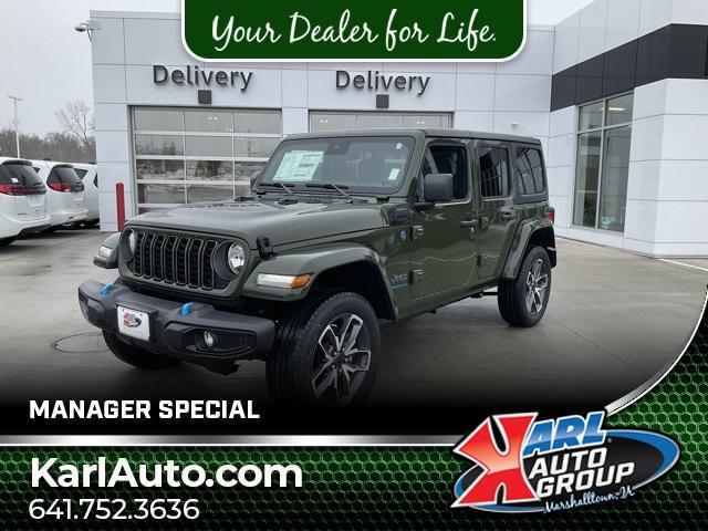 2024 Jeep Wrangler 4xe WRANGLER 4-DOOR SPORT S 4xe