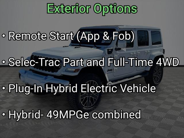 2024 Jeep Wrangler 4xe WRANGLER 4-DOOR HIGH ALTITUDE 4xe