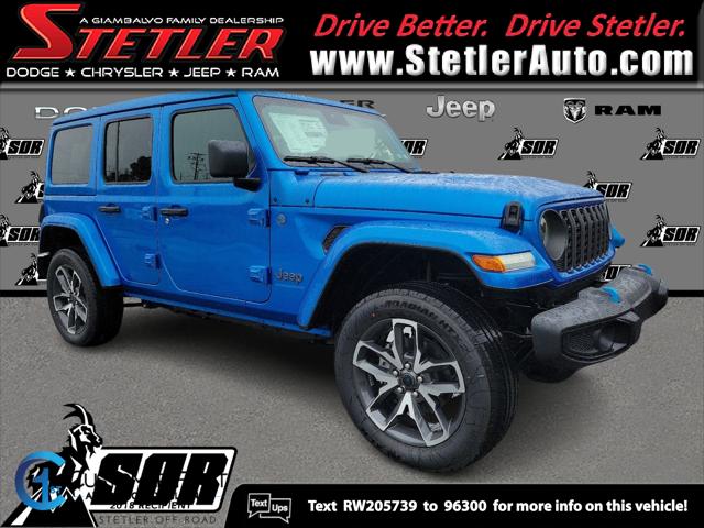 2024 Jeep Wrangler 4xe WRANGLER 4-DOOR SPORT S 4xe