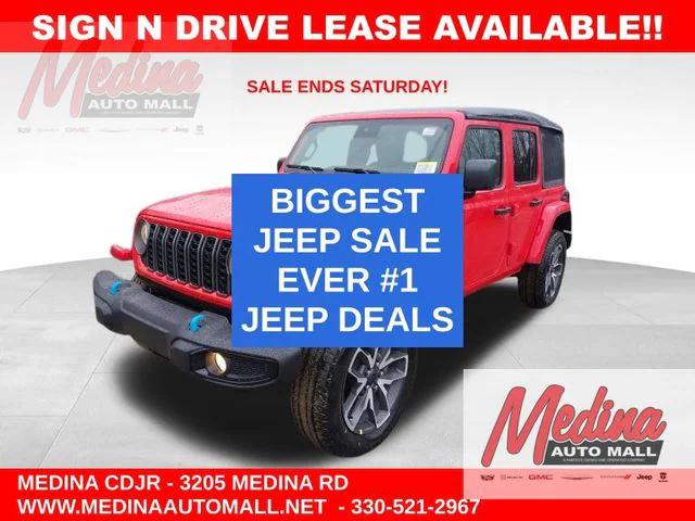 2024 Jeep Wrangler 4xe WRANGLER 4-DOOR SPORT S 4xe