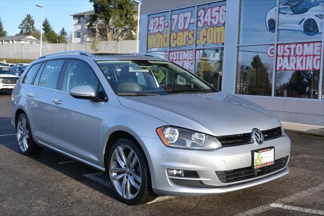 2016 Volkswagen Golf SportWagen TSI SEL 4-Door for sale in Lynnwood, WA
