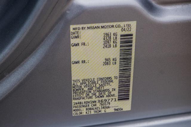2022 Nissan Altima SV FWD