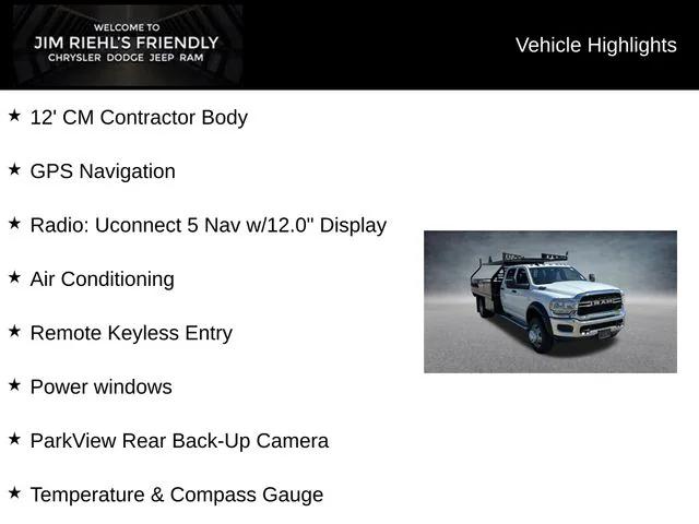 2024 RAM Ram 5500 Chassis Cab RAM 5500 TRADESMAN CHASSIS CREW CAB 4X4 84 CA