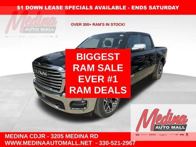 2025 RAM Ram 1500 RAM 1500 LARAMIE CREW CAB 4X4 57 BOX