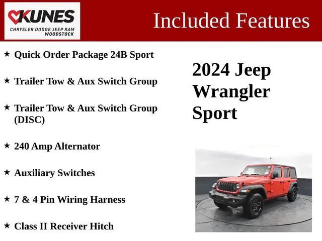 2024 Jeep Wrangler WRANGLER 4-DOOR SPORT