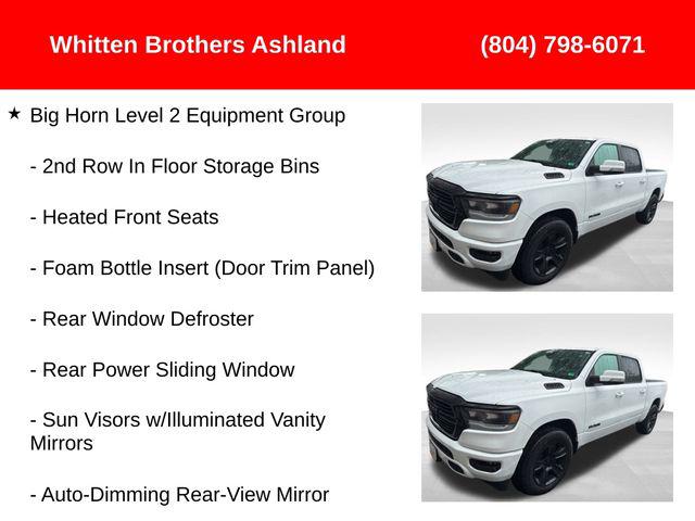 2020 RAM 1500 Big Horn Crew Cab 4x4 57 Box