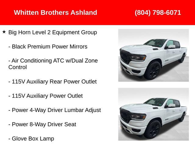 2020 RAM 1500 Big Horn Crew Cab 4x4 57 Box