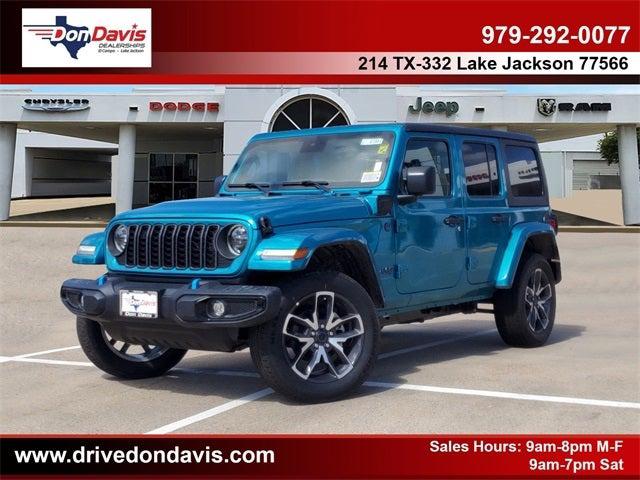 2024 Jeep Wrangler 4xe WRANGLER 4-DOOR SPORT S 4xe