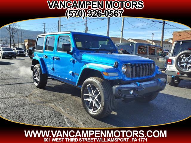 2024 Jeep Wrangler 4xe Sport 4x4 for sale in Williamsport, PA