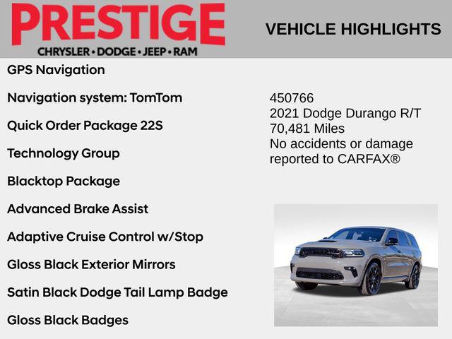 2021 Dodge Durango R/T AWD 2021 Dodge Durango R/T AWD