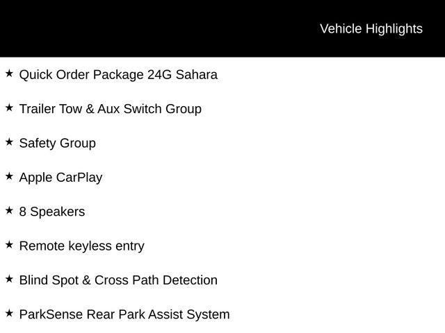 2024 Jeep Wrangler WRANGLER 4-DOOR SAHARA
