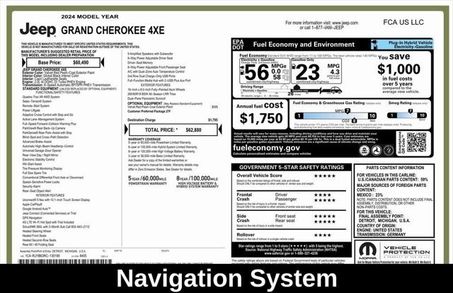 2024 Jeep Grand Cherokee 4xe GRAND CHEROKEE 4xe