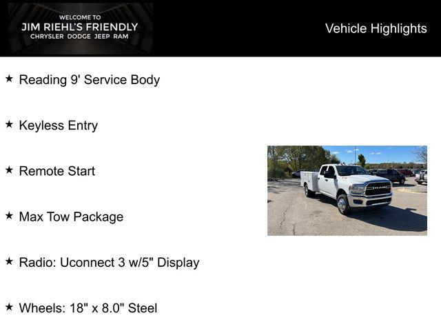 2024 RAM Ram 3500 Chassis Cab RAM 3500 TRADESMAN CREW CAB CHASSIS 4X4 60 CA