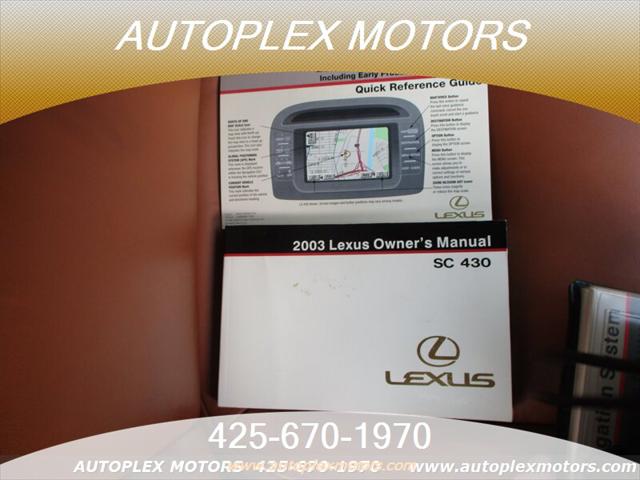 2003 Lexus SC 430 Base A5