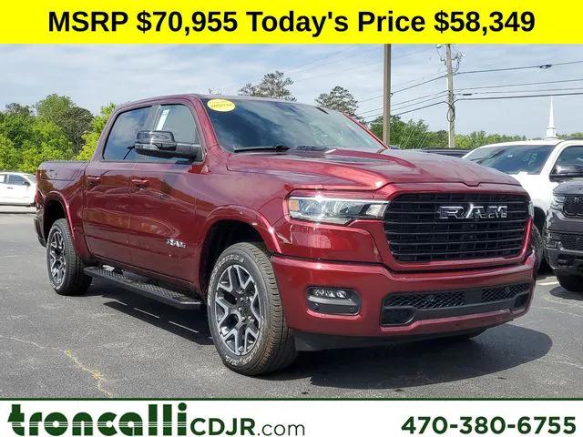 2025 RAM Ram 1500 RAM 1500 LARAMIE CREW CAB 4X4 57 BOX