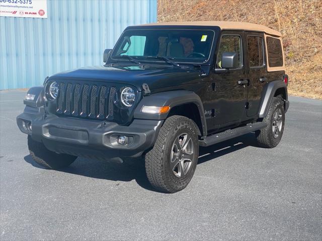 2020 Jeep Wrangler Unlimited Black and Tan 4X4