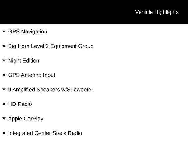 2025 RAM Ram 1500 RAM 1500 BIG HORN QUAD CAB 4X4 64 BOX