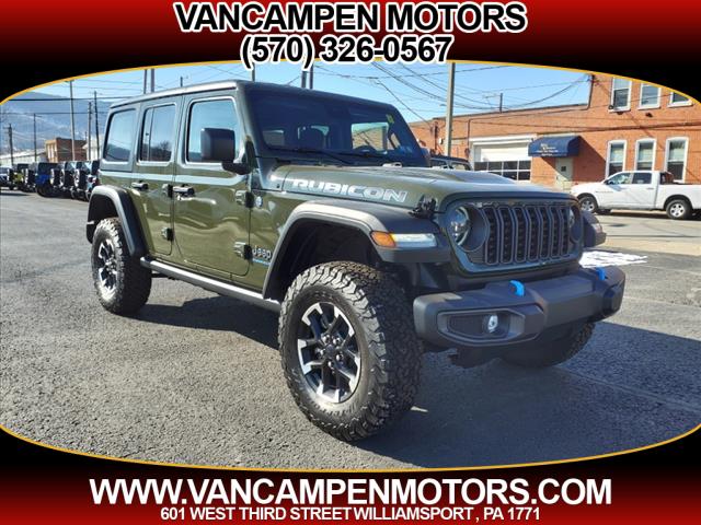 2024 Jeep Wrangler 4xe Rubicon 4x4 for sale in Williamsport, PA