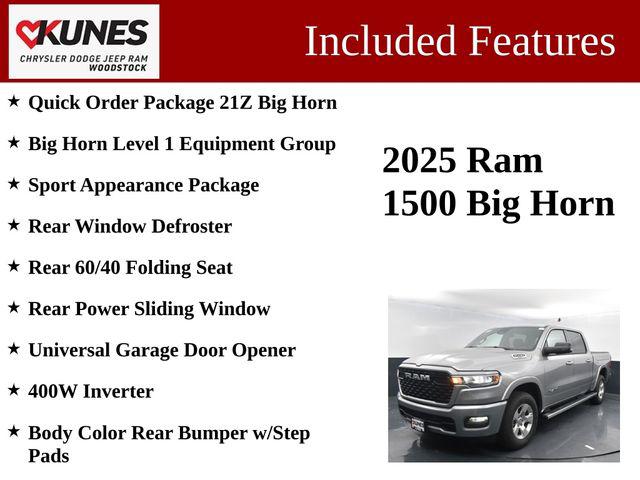 2025 RAM Ram 1500 RAM 1500 BIG HORN CREW CAB 4X4 57 BOX