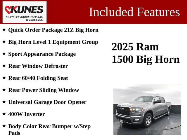 2025 RAM Ram 1500 RAM 1500 BIG HORN CREW CAB 4X4 57 BOX