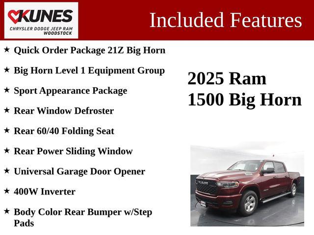 2025 RAM Ram 1500 RAM 1500 BIG HORN CREW CAB 4X4 57 BOX