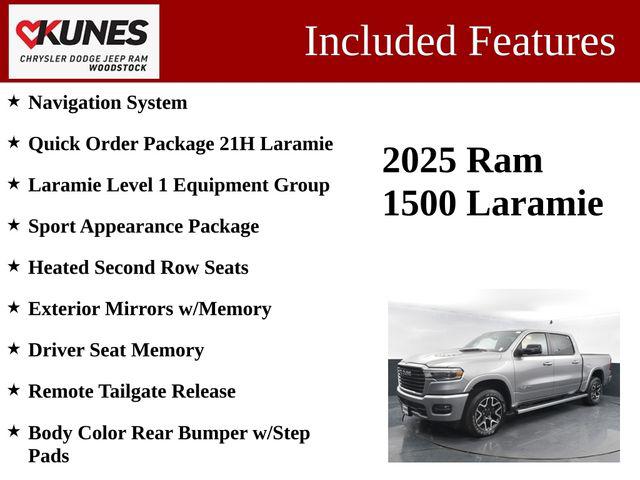 2025 RAM Ram 1500 RAM 1500 LARAMIE CREW CAB 4X4 57 BOX