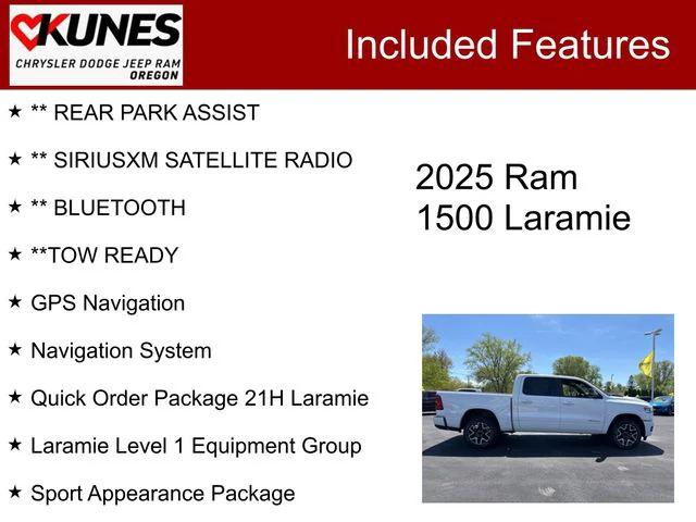 2025 RAM Ram 1500 RAM 1500 LARAMIE CREW CAB 4X4 57 BOX