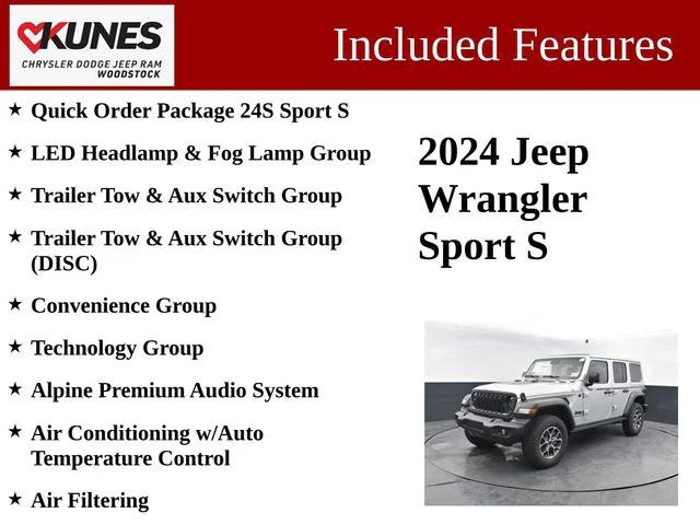 2024 Jeep Wrangler WRANGLER 4-DOOR SPORT S