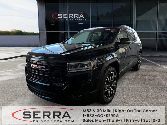 Black (Ebony Twilight Metallic) 2021 GMC Acadia SLT AWD SUV / Crossover Four-Wheel Drive Automatic
