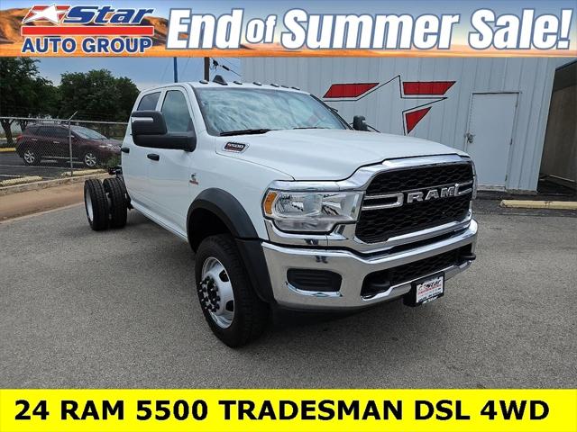 2024 RAM Ram 5500 Chassis Cab RAM 5500 TRADESMAN CHASSIS CREW CAB 4X4 60 CA