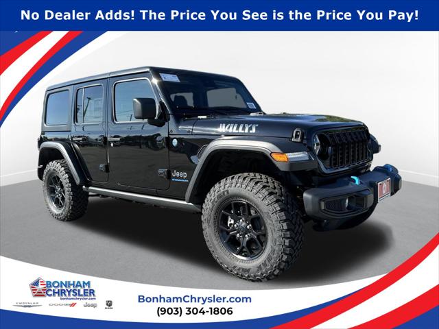 2024 Jeep Wrangler 4xe WRANGLER 4-DOOR WILLYS 4xe