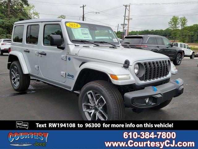 2024 Jeep Wrangler 4xe WRANGLER 4-DOOR SPORT S 4xe