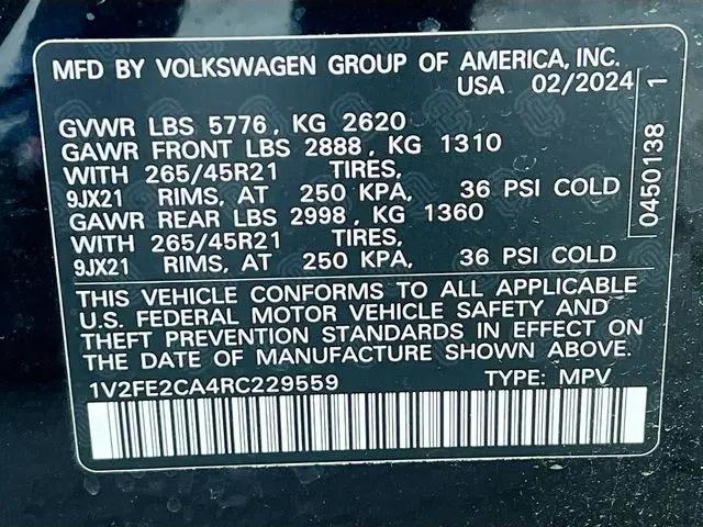 2024 Volkswagen Atlas Cross Sport 2.0T SEL Premium R-Line