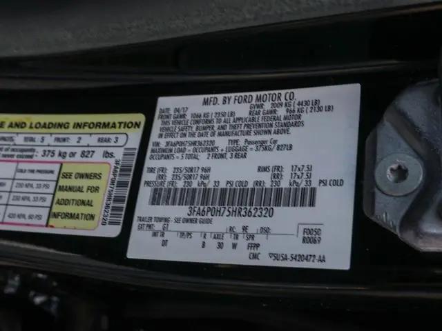 2017 Ford Fusion SE