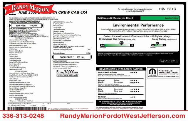 2022 RAM 2500 Big Horn Crew Cab 4x4 64 Box