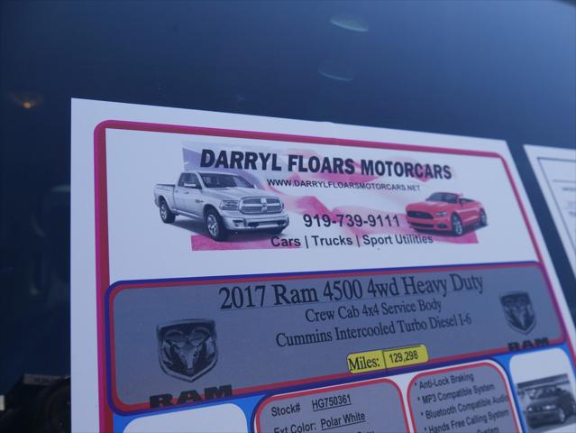 2017 Ram 4500 Chassis Tradesman/SLT/Laramie