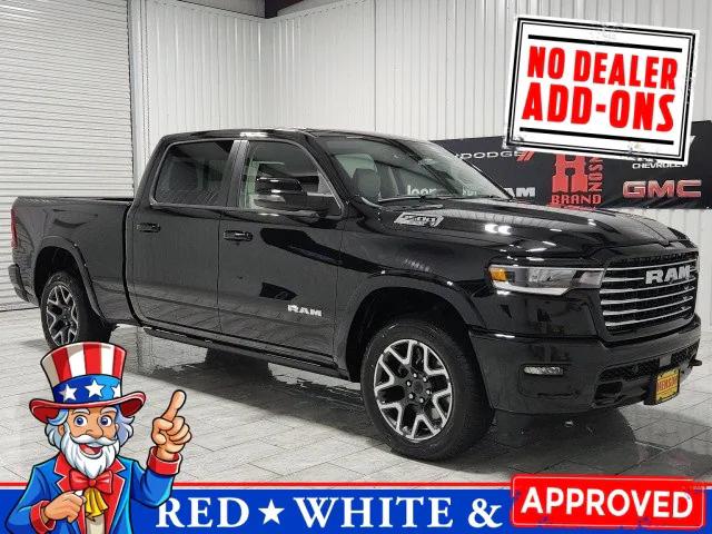 2025 RAM Ram 1500 RAM 1500 LARAMIE CREW CAB 4X4 64 BOX