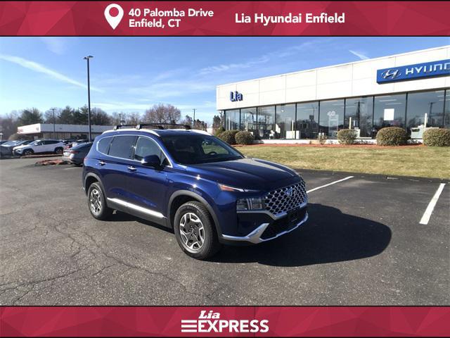 2023 Hyundai Santa Fe Hybrid Blue for sale in ENFIELD, CT