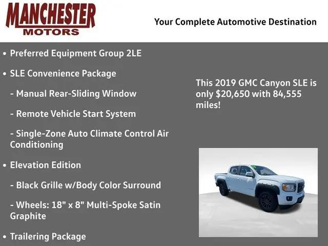 2019 GMC Canyon SLE