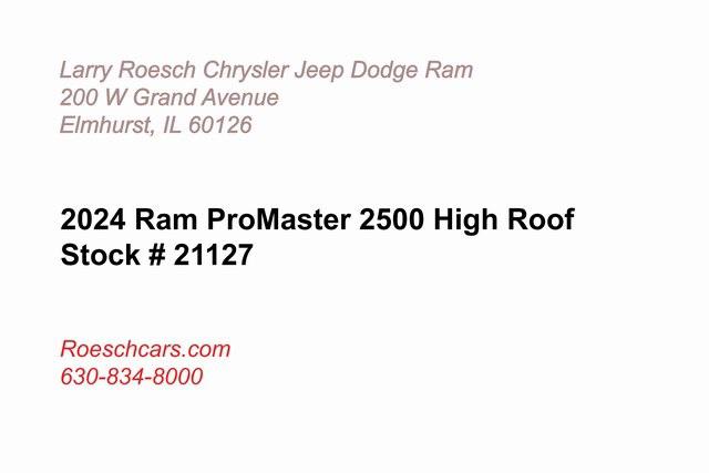 2024 RAM Ram ProMaster RAM PROMASTER 2500 SLT CARGO VAN HIGH ROOF 159 WB