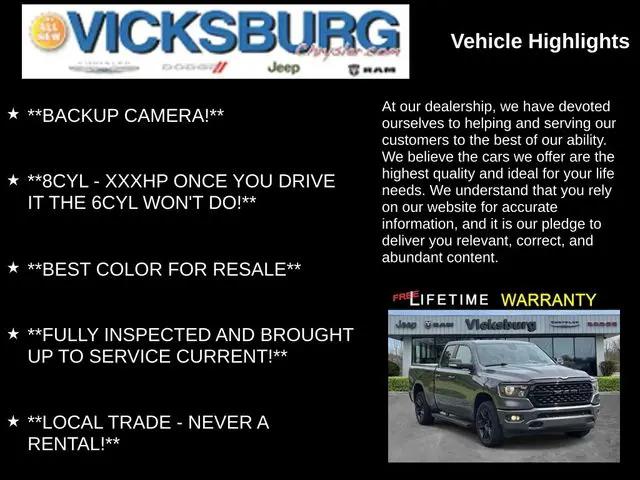 2022 Ram 1500 Big Horn Quad Cab 4x4 64 Box