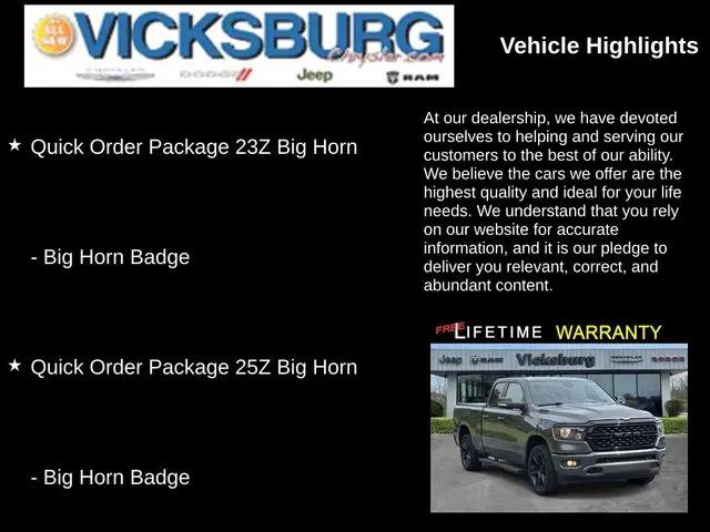 2022 Ram 1500 Big Horn Quad Cab 4x4 64 Box