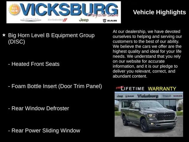 2022 Ram 1500 Big Horn Quad Cab 4x4 64 Box