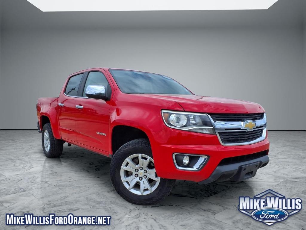 Red Hot 2015 Chevrolet Colorado LT Crew Cab RWD Pickup Truck 4X2 6-Speed Automatic