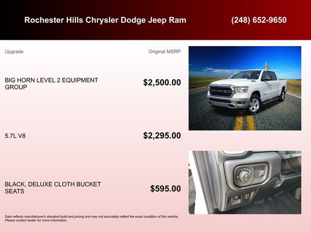 2021 Ram 1500 Big Horn Crew Cab 4x4 5'7" Box