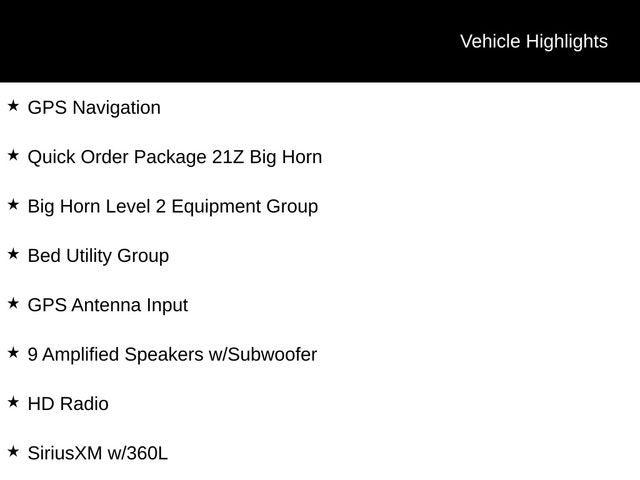 2025 RAM Ram 1500 RAM 1500 BIG HORN CREW CAB 4X4 57 BOX 2025 RAM Ram 1500 RAM 1500 BIG HORN CREW CAB 4X4 57 BOX