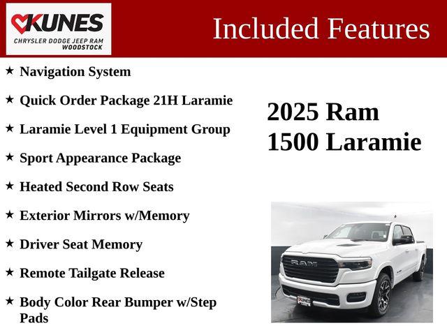 2025 RAM Ram 1500 RAM 1500 LARAMIE CREW CAB 4X4 57 BOX