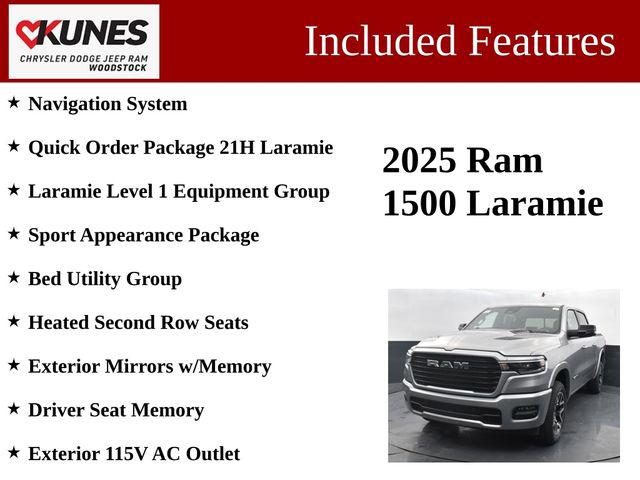 2025 RAM Ram 1500 RAM 1500 LARAMIE CREW CAB 4X4 57 BOX